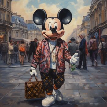 Pintura titulada "Fancy Mickey" por Yass, Obra de arte original, Acrílico