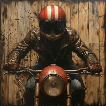 "Road Warrior" başlıklı Tablo Yass tarafından, Orijinal sanat, Petrol