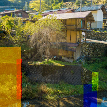 Photography titled "Lost Village_21" by Yasuo Kiyonaga, Original Artwork, Digital Photography Mounted on Wood Stretcher frame