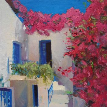 Painting titled "Creta" by Nataliya Yatel, Original Artwork, Oil