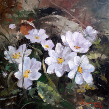 Pintura intitulada "Ключи весны" por Yavorivskiy Alexander, Obras de arte originais, Óleo