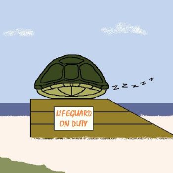 Disegno intitolato "Lifeguard" da Kai-Yu Sun, Opera d'arte originale