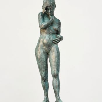 Sculpture titled "Amandine bronze" by Ybah, Original Artwork, Bronze