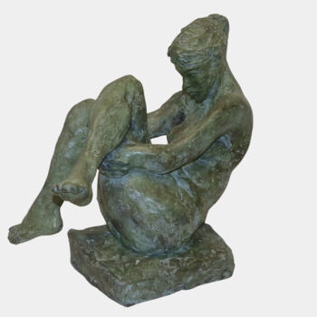 Skulptur mit dem Titel "Rêves Croisés" von Ybah, Original-Kunstwerk, Bronze
