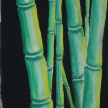 绘画 标题为“Bambous 2” 由Ycrina, 原创艺术品