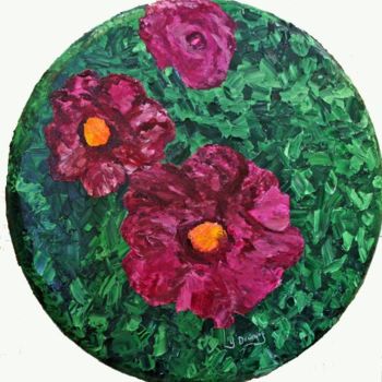 Painting titled "Roses des Vents" by Yves Downing, Original Artwork