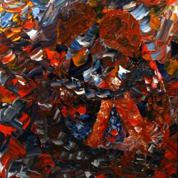 Картина под названием "Conjonction" - Yves Downing, Подлинное произведение искусства, Акрил Установлен на Деревянная рама дл…