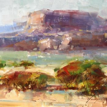 Painting titled "GRAND CANYON LANDSC…" by Yeremy Vy, Original Artwork, Oil