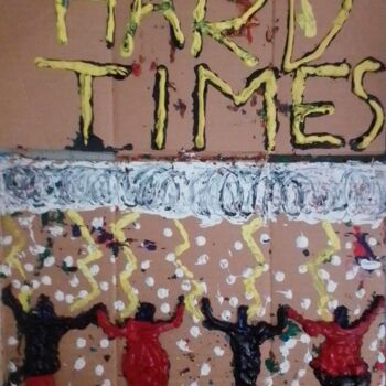 Malerei mit dem Titel "When times get tough" von Yeshaya Dank, Original-Kunstwerk, Aquarell