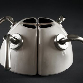 Sculpture titled "Dada Dinnerware" by Yeşim Bayrak, Original Artwork, Ceramics