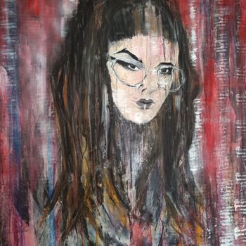 Pintura titulada "The making of OfYou" por Yessica Aileen Sousa, Obra de arte original, Pastel