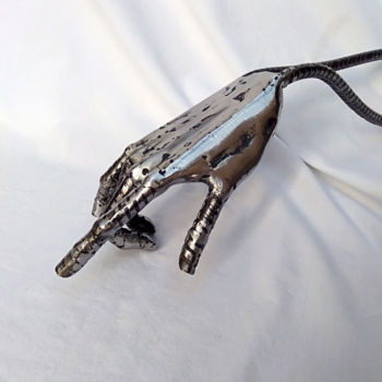 Sculpture intitulée "Etude de main 2" par Yez, Œuvre d'art originale, Métaux