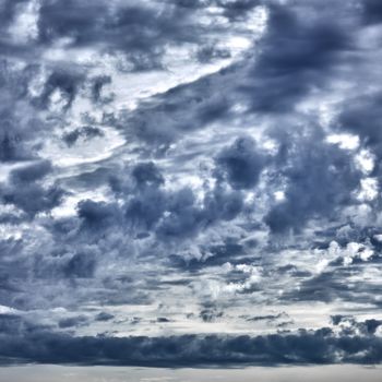 Фотография под названием "Sea of clouds" - Ygsendd, Подлинное произведение искусства, Цифровая фотография Установлен на Алюм…