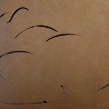 Disegno intitolato "Cat5" da Yi Ling, Opera d'arte originale, Inchiostro