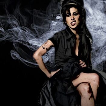 Digitale Kunst getiteld "Winehouse" door Yishai Liss, Origineel Kunstwerk, 2D Digital Work