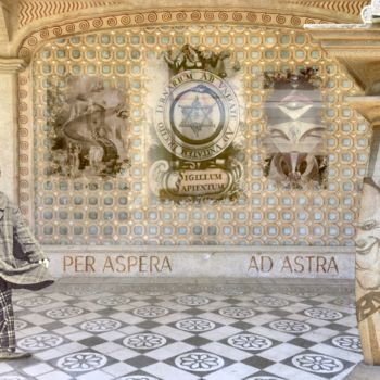 Digital Arts titled "Per Aspera Ad Astra" by Ylenia Pizzetti, Original Artwork, 2D Digital Work Mounted on Aluminium