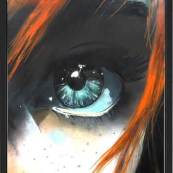Schilderij getiteld "All eyes on me" door Ynoxe, Origineel Kunstwerk, Graffiti