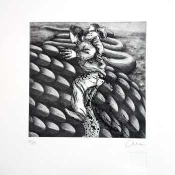 Printmaking titled "Trayectos.jpg" by Alondra Alonso Alvarez, Original Artwork, Etching