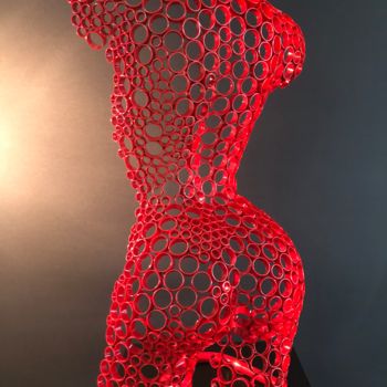 雕塑 标题为“"Inaya" buste cuivr…” 由Yohan Plu, 原创艺术品, 金属
