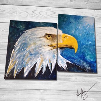 Pintura titulada "Aguila" por Yohanna Albornoz, Obra de arte original, Acrílico