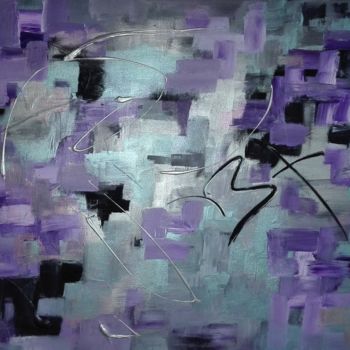 Painting titled "ABS-02" by Yolaine Dacalor, Original Artwork, Acrylic
