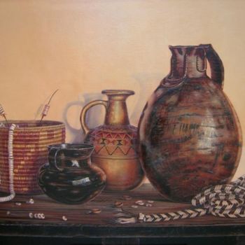Pintura titulada "Ceramicas" por Yolanda Castro Contreras, Obra de arte original