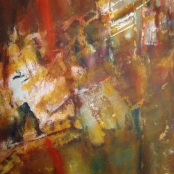 Painting titled "Donde andas Valenti…" by Yolanda Vela, Original Artwork, Oil