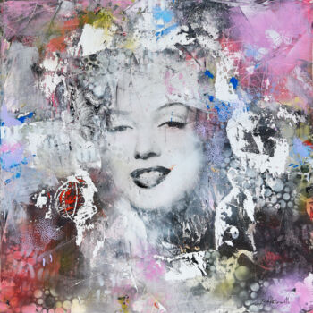 绘画 标题为“Marilyn regard” 由Yolande D' Hérouville, 原创艺术品