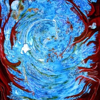 Painting titled "GENESIS" by Yolande (Yo) Gaspard, Original Artwork