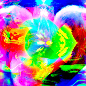 Digital Arts titled "Heart of a Nebula" by Yolidimages, Original Artwork, 2D Digital Work