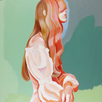 Malerei mit dem Titel "A double-edged swor…" von Young Park, Original-Kunstwerk, Acryl