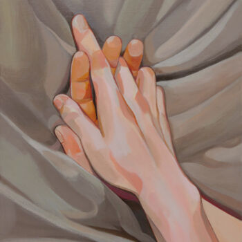 Painting titled "Take my hand 3" by Young Park, Original Artwork, Acrylic