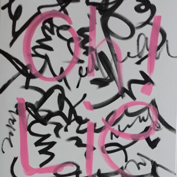 Peinture intitulée "L229" par Pinky, Œuvre d'art originale, Acrylique