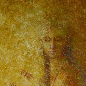 Картина под названием "time lessness paint…" - Yousuf Sheikh, Подлинное произведение искусства