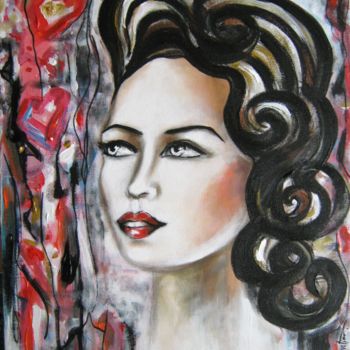 Painting titled "Le grand amour" by Isabelle Charpentier, Original Artwork