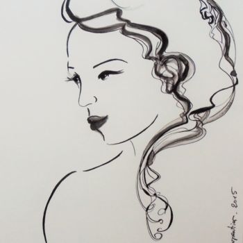 Peinture intitulée "Emma" par Isabelle Charpentier, Œuvre d'art originale