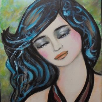 Painting titled "Sirenity" by Isabelle Charpentier, Original Artwork