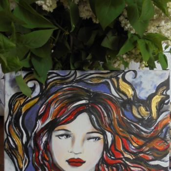 Peinture intitulée "Une Belle de Mai" par Isabelle Charpentier, Œuvre d'art originale