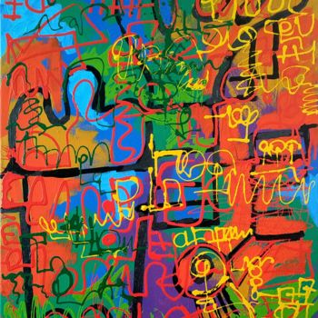 Pintura titulada "ВИШНЁВЫЙ САД (THE C…" por Isabella Bruno (Ysbel), Obra de arte original, Acrílico Montado en Bastidor de c…