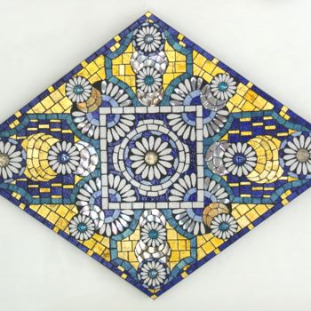 Design mit dem Titel "Tableau mosaïque ém…" von Atelier Art Et Artisanat, Original-Kunstwerk, Zubehör