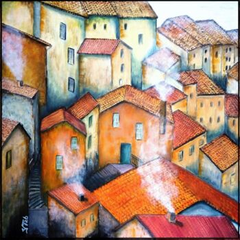 Painting titled "Vercors" by Ytab Peintures, Original Artwork, Acrylic