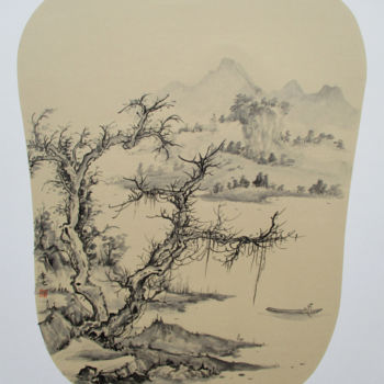 Drawing titled "A Glimpse Back To S…" by Yuan Li, Original Artwork