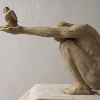 Skulptur mit dem Titel "The fable series of…" von Ming Yuan, Original-Kunstwerk, Metalle