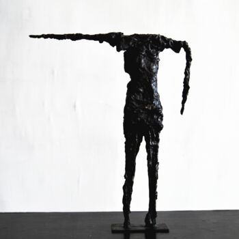 Sculpture intitulée "Insomnia(3/7)" par Ming Yuan, Œuvre d'art originale, Métaux