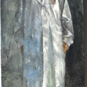Pintura intitulada "Doctor1" por Ming Yuan, Obras de arte originais, Óleo
