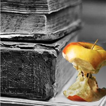 Photography titled "Old Books with an a…" by Netta Yudkevich, Original Artwork