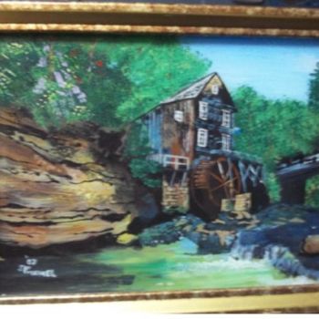 Painting titled "THE OLD MILL" by Steve Froemel, Original Artwork
