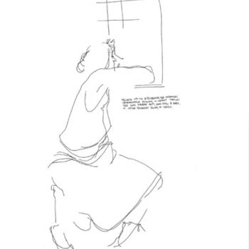 Рисунок под названием "To Joseph Brodsky’s…" - Yulia Luchkina, Подлинное произведение искусства, Другой