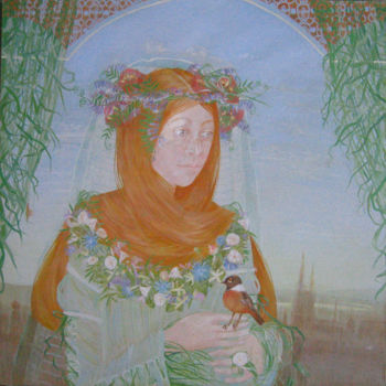 Painting titled "Stilllieben" by Yulia Luchkina, Original Artwork, Oil