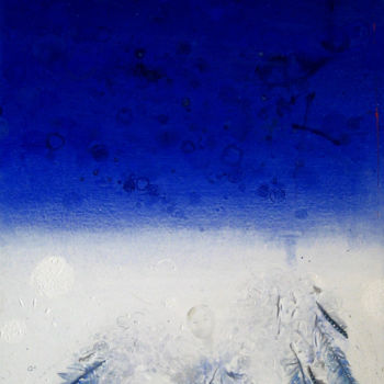 Peinture intitulée "Sky" par Yulia Luchkina, Œuvre d'art originale, Huile